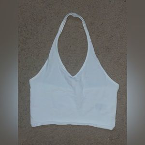 Halter V Neck Top